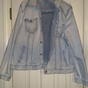 Chico's Light Blue Jean Jacket